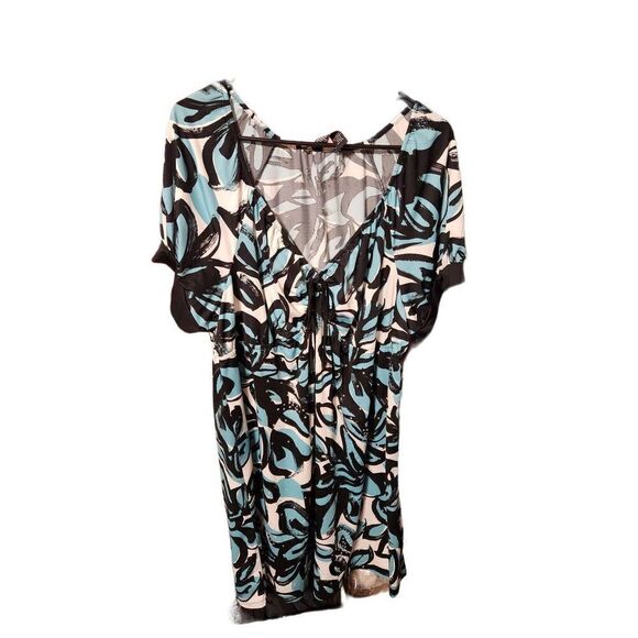 I.N.C. international concepts 1X blue dress gems - Picture 1 of 12